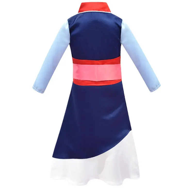 Новинка 2020 мультяшное платье-сюрприз для девочки мультяшного мулана костюм