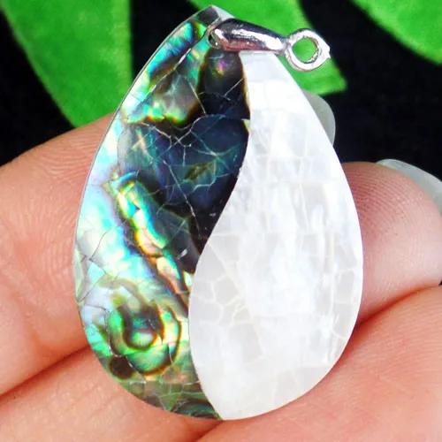 30x21x3 мм Высококачественная оболочка Подвеска бусина в виде слезы LS120 | Украшения и