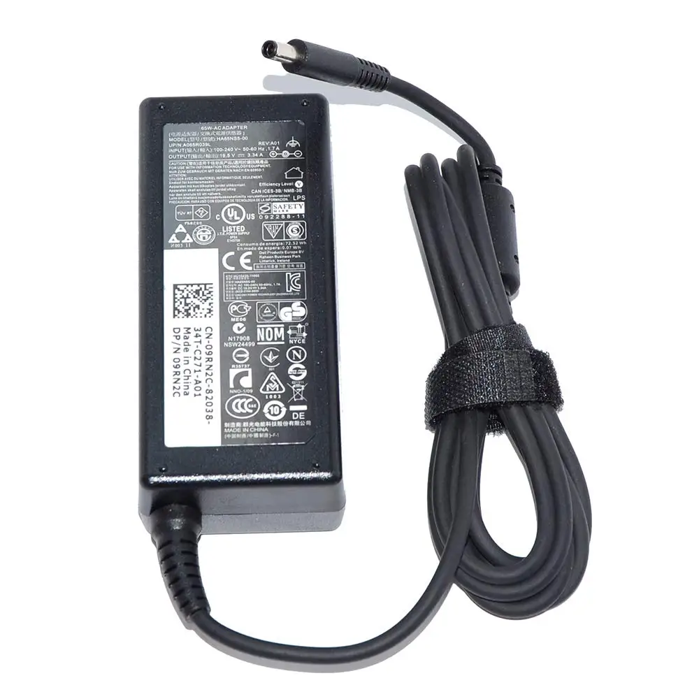 Зарядное устройство для ноутбука Dell Inspiron 0G6J41 043NY4 0MGJN9 0NY095 74VT4 19 5 в 3.34A 4 мм 65