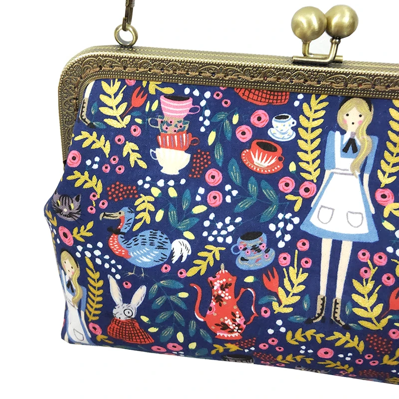 Алиса в стране чудес сумки через плечо для женщин Сумочка Дамская цепь вечерние