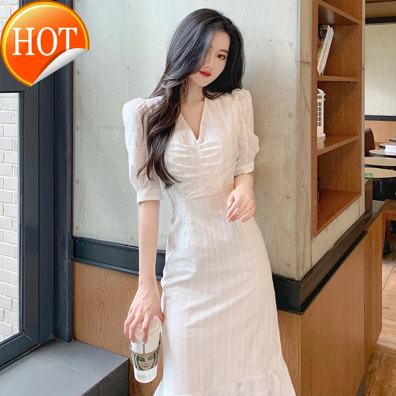 

Bali seaside holiday dress super fairy skirt Sanya Tourism white fishtail beach skirt beach skirt