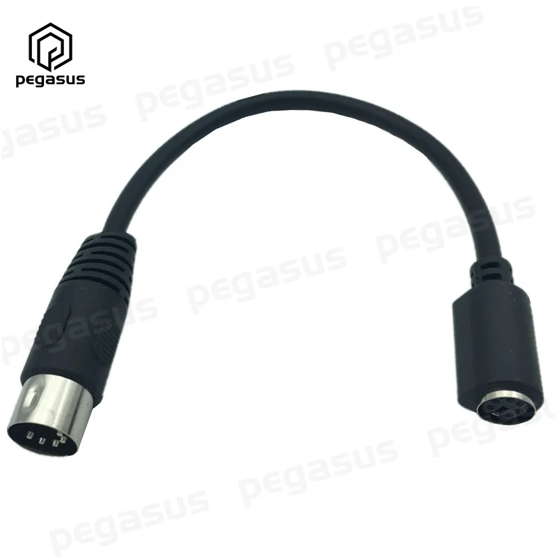 15 см PS2 DIN 5Pin штекер к MD 6Pin Женская клавиатура и фотокабель | Электроника