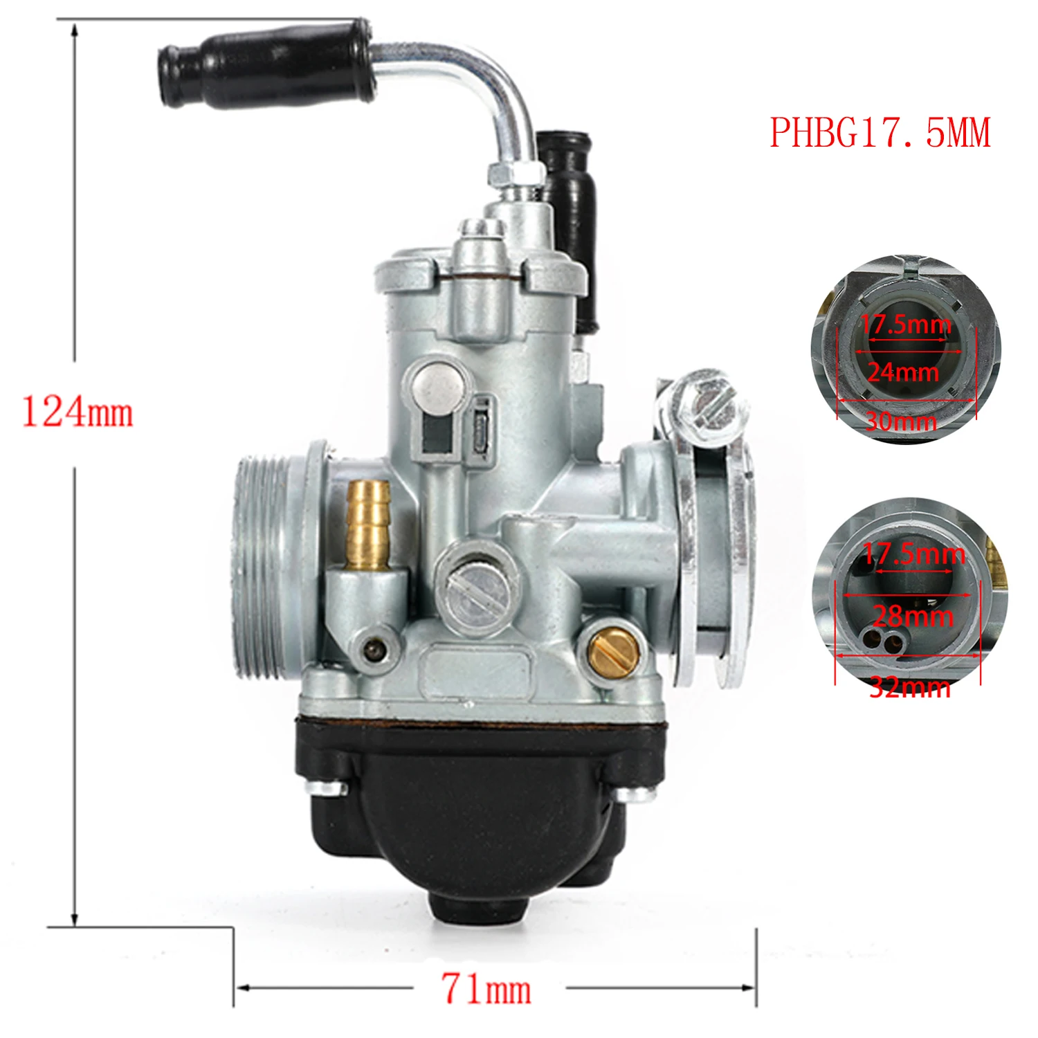 PHBG карбюратор DS 17 мм 19 21 AD 5 гоночный Carburador Carb dellorto ForJOG50 JOG90 BWS100 RG50 DIO50-90 Yamaha |