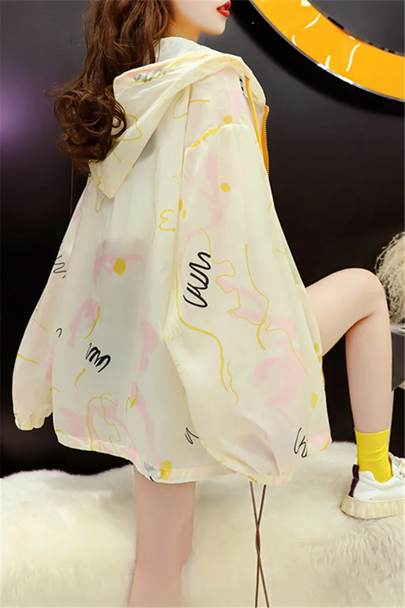 

Loose Coat Harajuku Riverdale Holographic Tunic Basic Women Long Jacket Befree Veste Femme Personalities Sunscreen Clothes