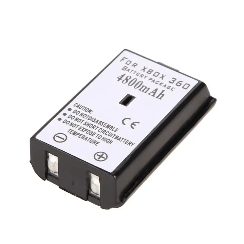 ALLOYSEED 2 шт. 4800 мАч блок аккумуляторов NiMH с usb-кабелем для зарядки для Microsoft Xbox 360 беспроводной контроллер аккумуляторная батарея