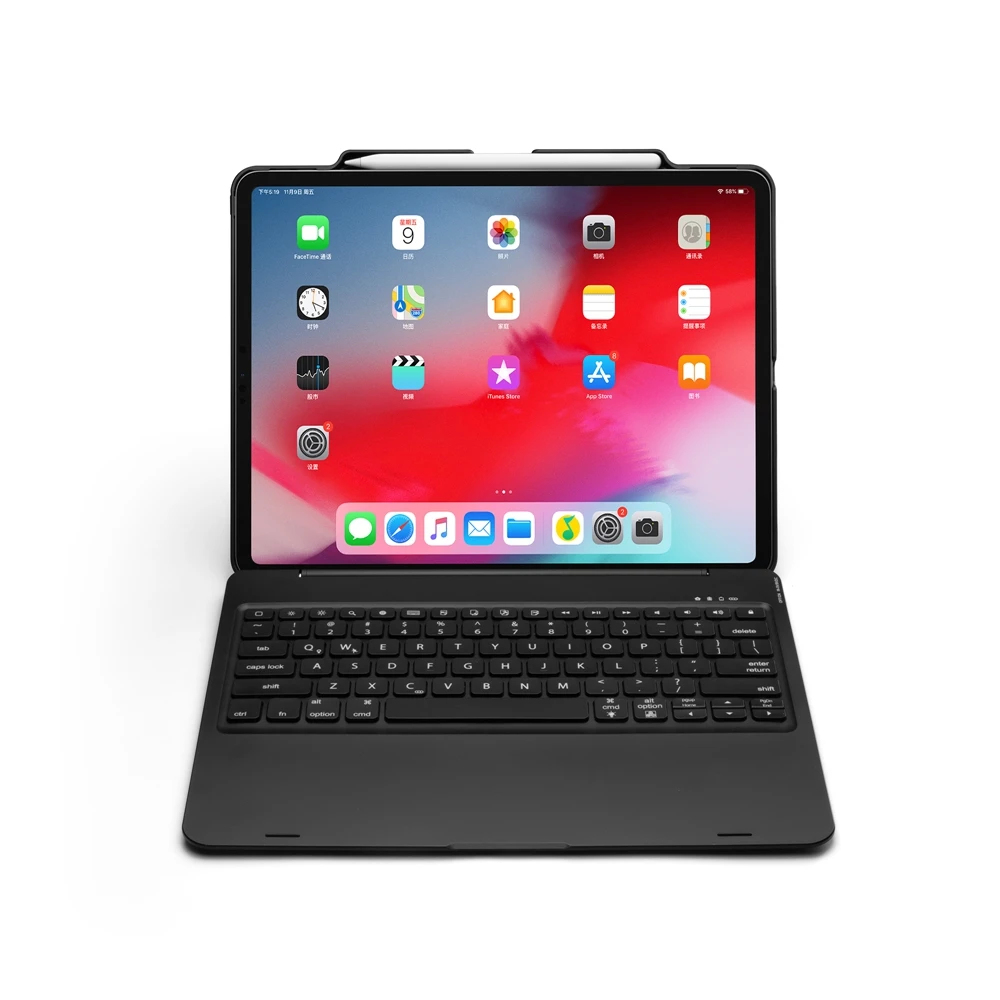 Складной ABS Материал откидная крышка Беспроводная клавиатура Bluetooth для Apple iPad Pro 12,9 A1876 A1895 a1983a2014 чехол для планшета