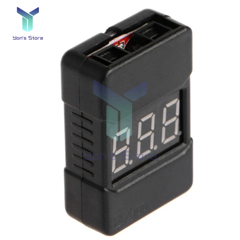 Измеритель напряжения батареи Lipo BX100 1-8S тестер низкого зуммер индикатор проверки