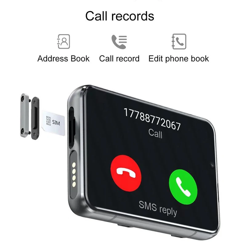 

2021 New 2.88 inch Big Screen Android Men Smart Watch Phone 13MP 5MP HD Camera RAM/ROM 4GB+64GB precise heart rate Smart watch