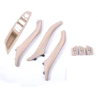 Правый руль YOOTOBO для BMW 5 серии F10 F11, серый, бежевый, черный, внутренняя дверная ручка для салона автомобиля