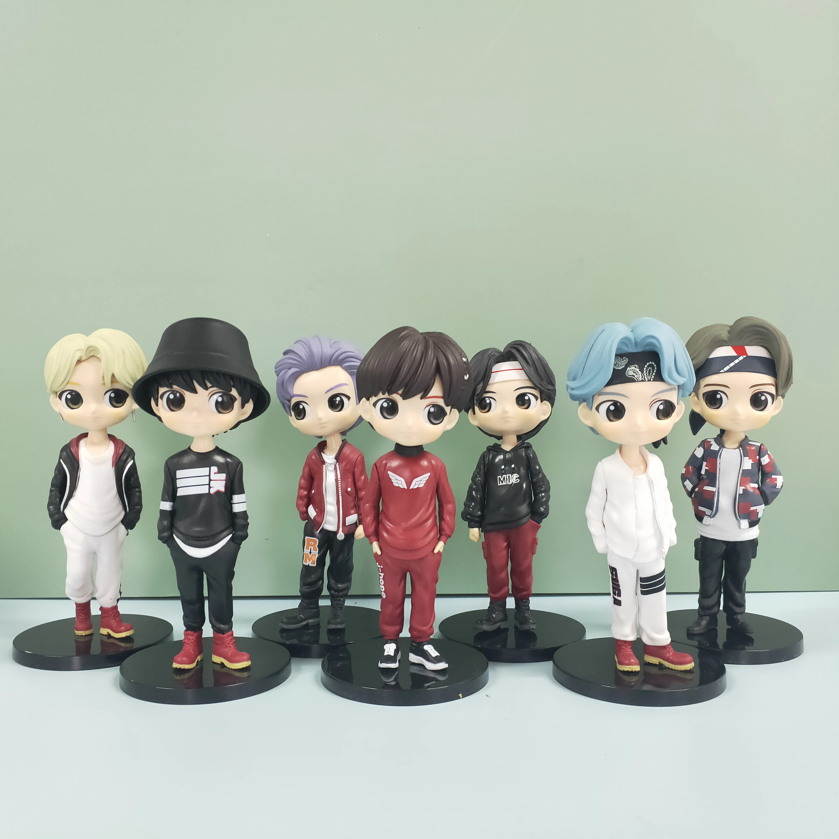 15 см Q Posket Bangtan Boys Group модель игрушки KPOP Star TOP A.R.M.Y ПВХ брелок экшн-фигурки Bt Kid |