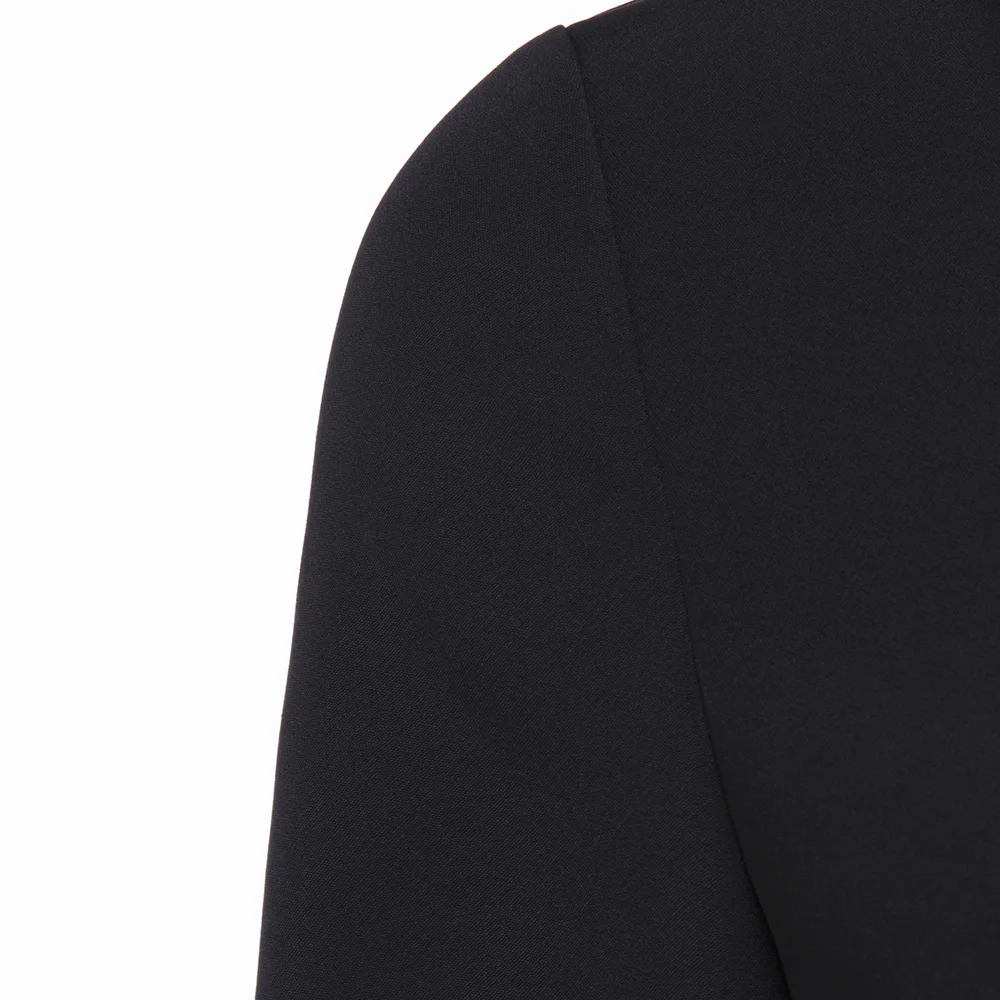 

Women Black Vintage Dress Patchwork A-line Casual Peter Pan Collar Office Preppy Style Gothic Dresses Fashion Spring Fall 2020