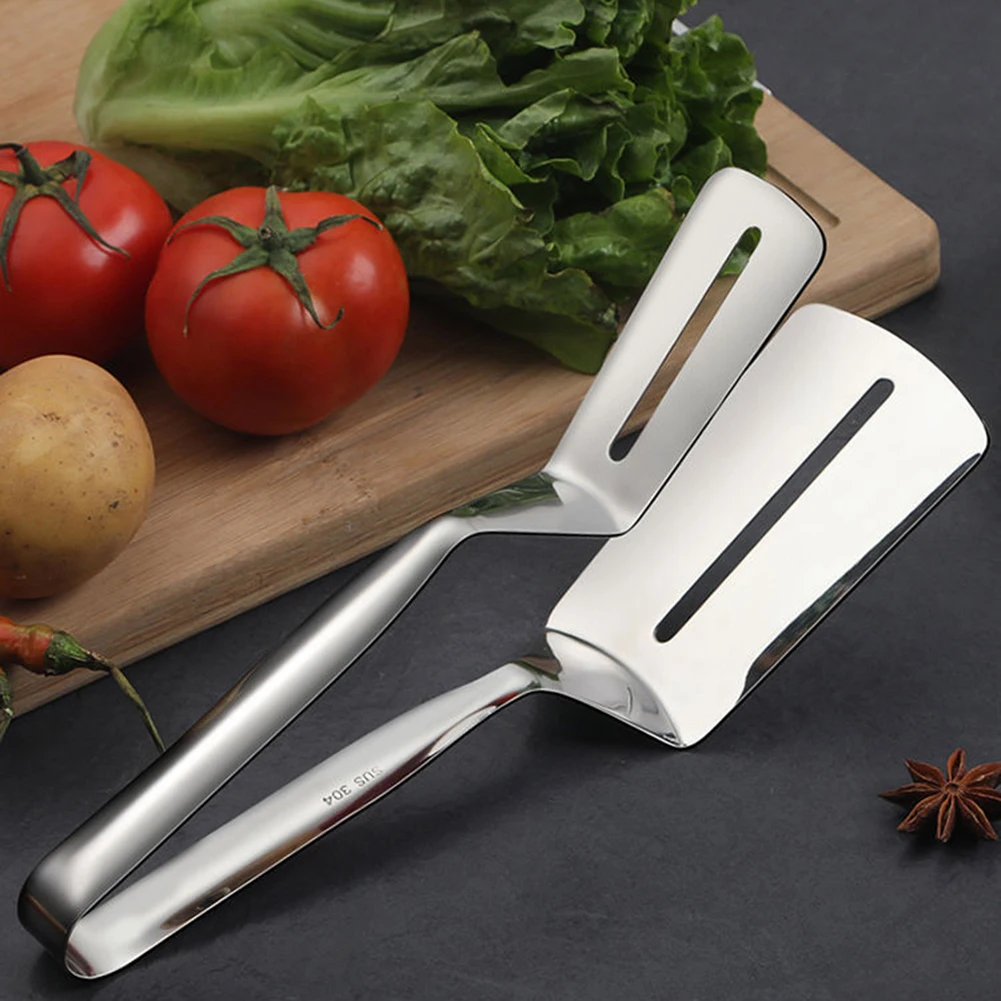 Home Pizza Steak Food Clamp BBQ Clip Grilled Fish Spatula Kitchen Cooking Tool Non-slip | Дом и сад
