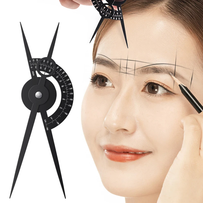 Микроблейдинг бровей Золотое соотношение линейка Калибр из нержавеющей стали