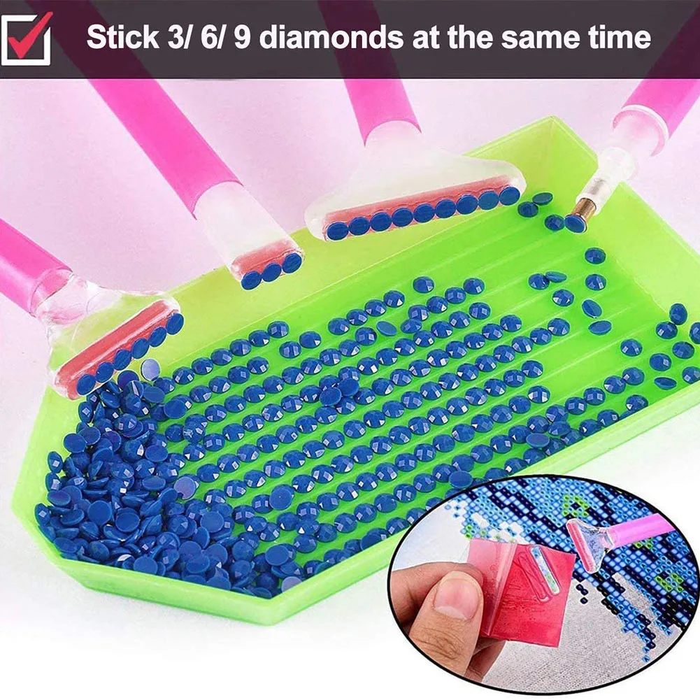 

Rhinestone Tool Set Diamond Painting Tools Set with Tools Bag Rhinestone Picture Accessories Artifact Embroidery Fitting 20pcs
