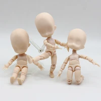112 bjd baby dolls toys moveable 15cm mini action figure toys ob11 ball joint body with stand