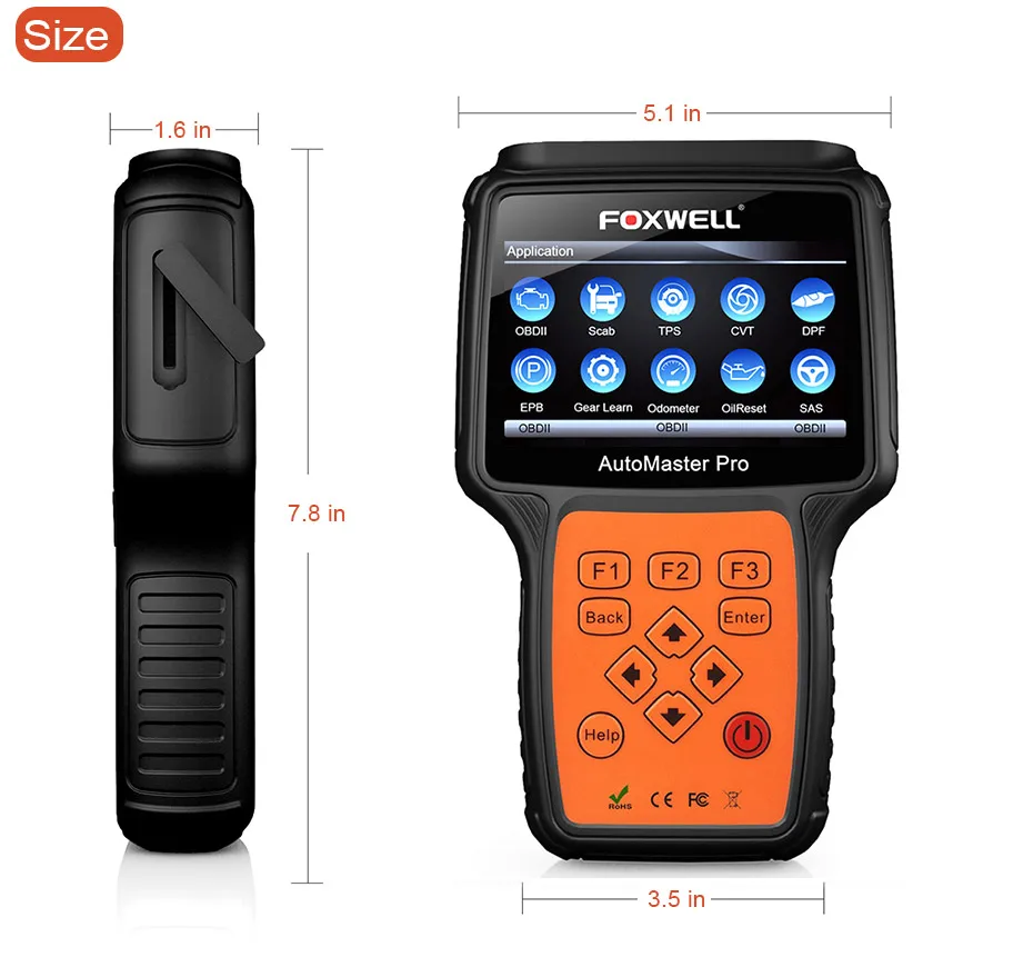 Сканер Foxwell NT644 AutoMaster Pro Универсальный Профессиональный автомобильный