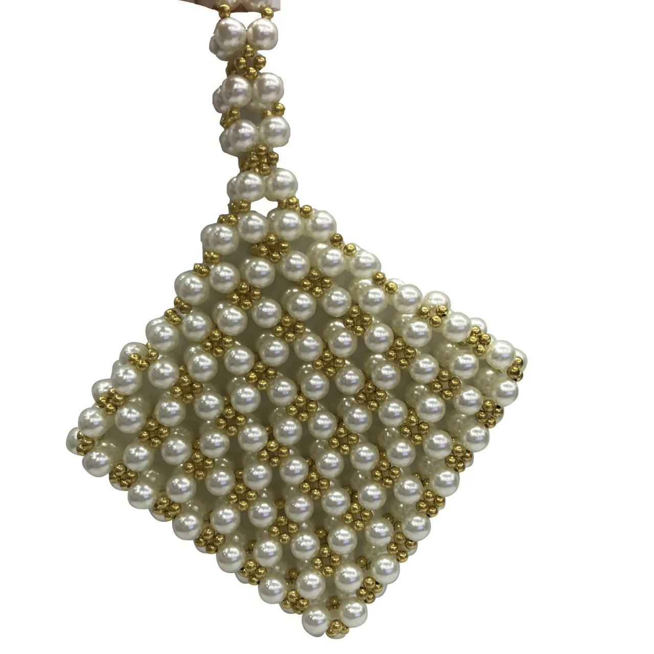 Роскошные брендовые дизайнерские сумки призматический квадратный жемчуг