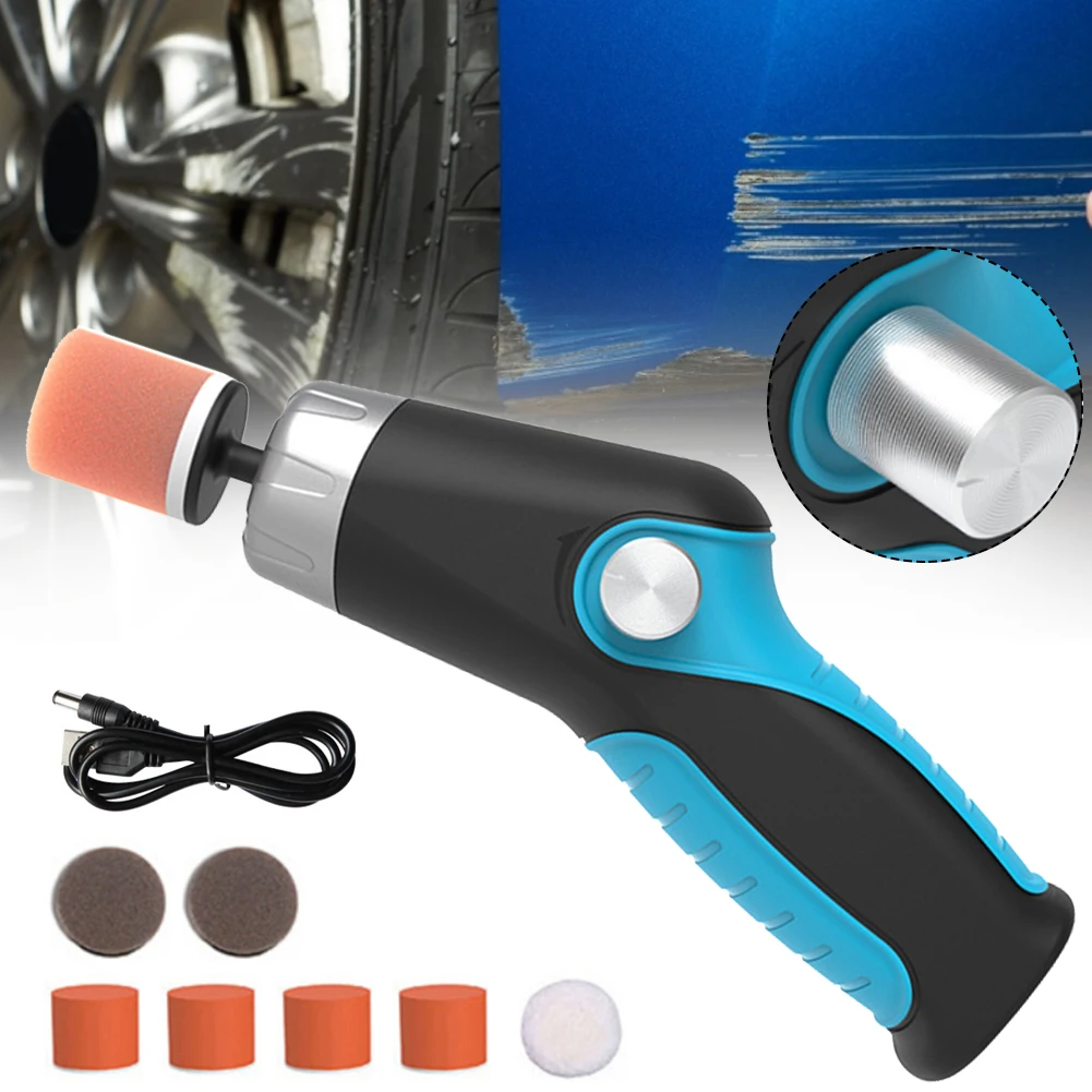 

60W Mini Polishing Machine 8500RPM Variable Speed Car Polisher Electric Polisher Automobile Scratch Remover Repair Tool Hot Sale