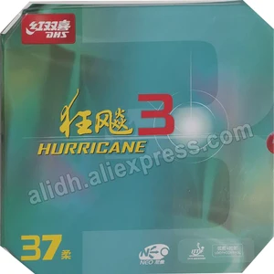 DHS NEO Hurricane 3 NEO hurricanane3 NEO Hurricane-3 Pips-In PingPong Rubber с оранжевой губкой