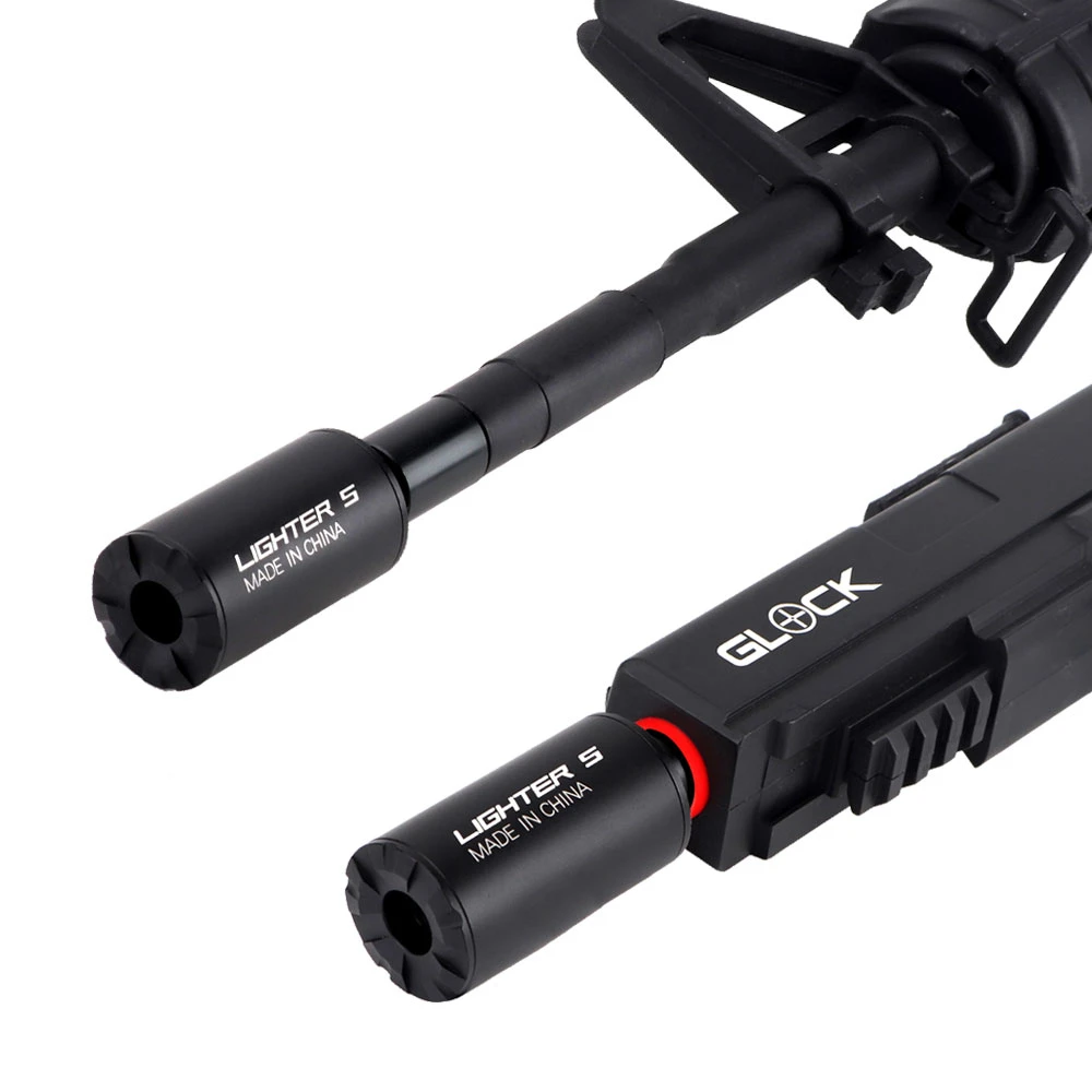 Тактический страйкбол Авто Зажигалка S Tracer Flash Barrel декоратор для автоматического винтовки пистолет CS стрельба Пейнтбол Аксессуары
