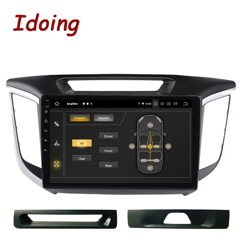 

Idoing 10.2"Android For Hyundai Creta IX25 2015-2018 Car Radio Multimedia Player Navigation GPS Built-in Carplay And Auto PX5