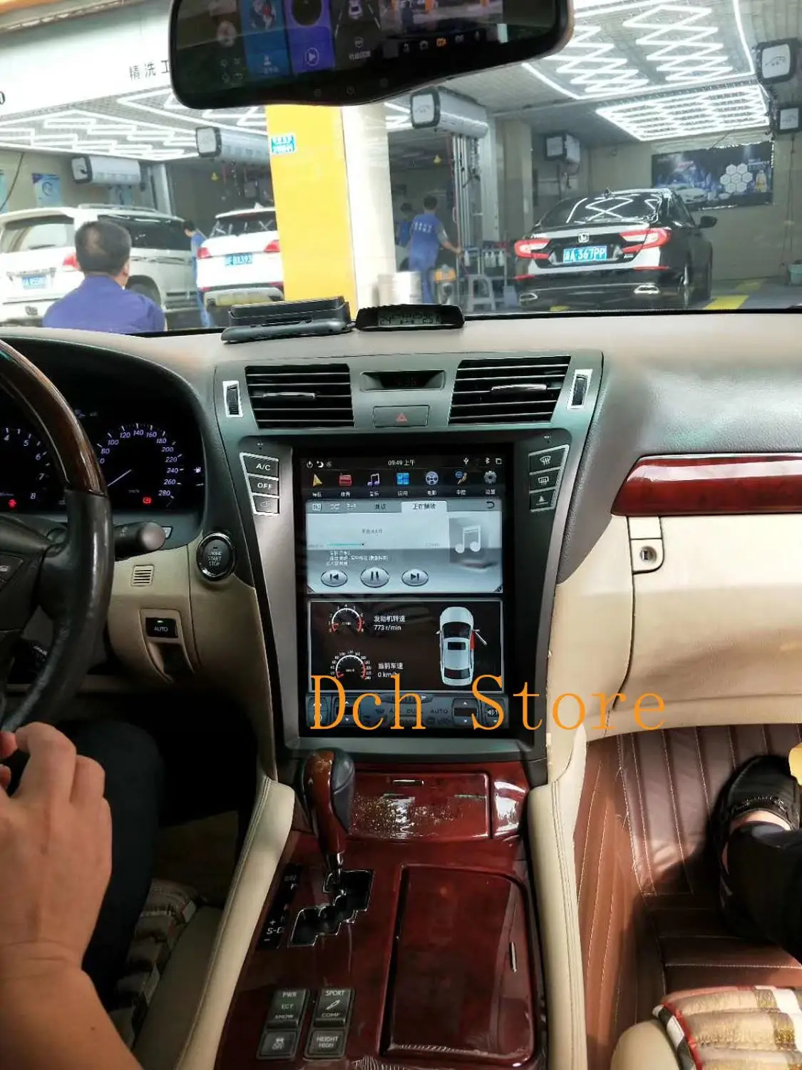 Вертикальный автомобильный DVD GPS навигатор в стиле tesla Android 9 0 для lexus LS LS460 LS600 2006 2012