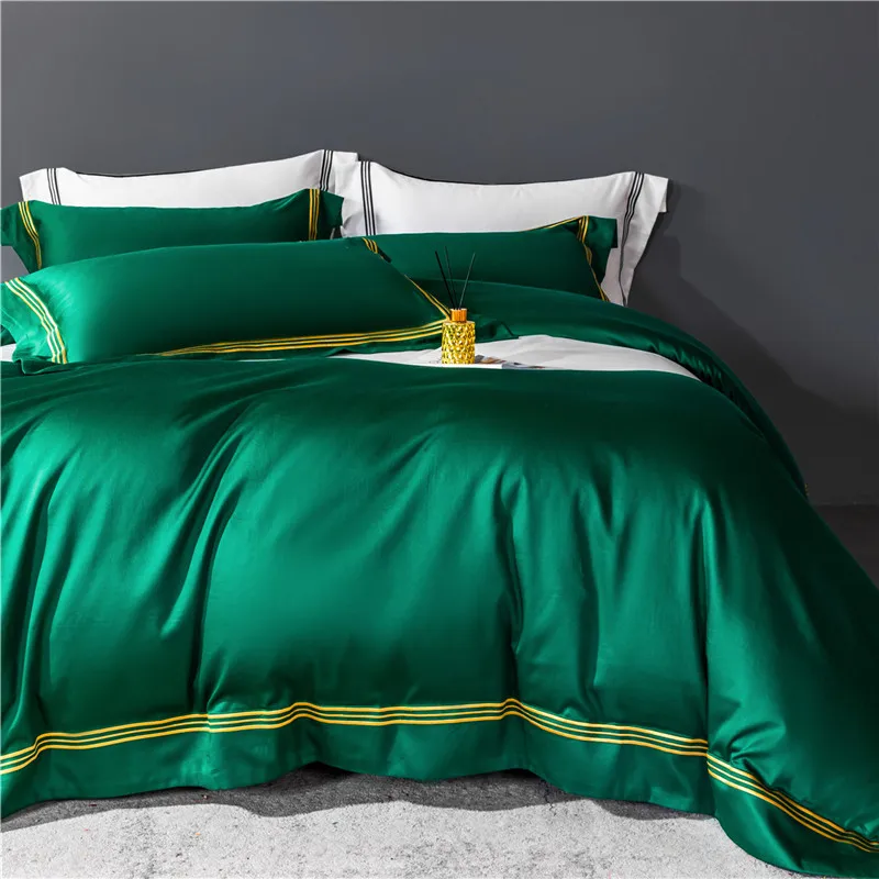 Отель класса люкс пододеяльник Постельное белье для кровати King/Queen Размеры