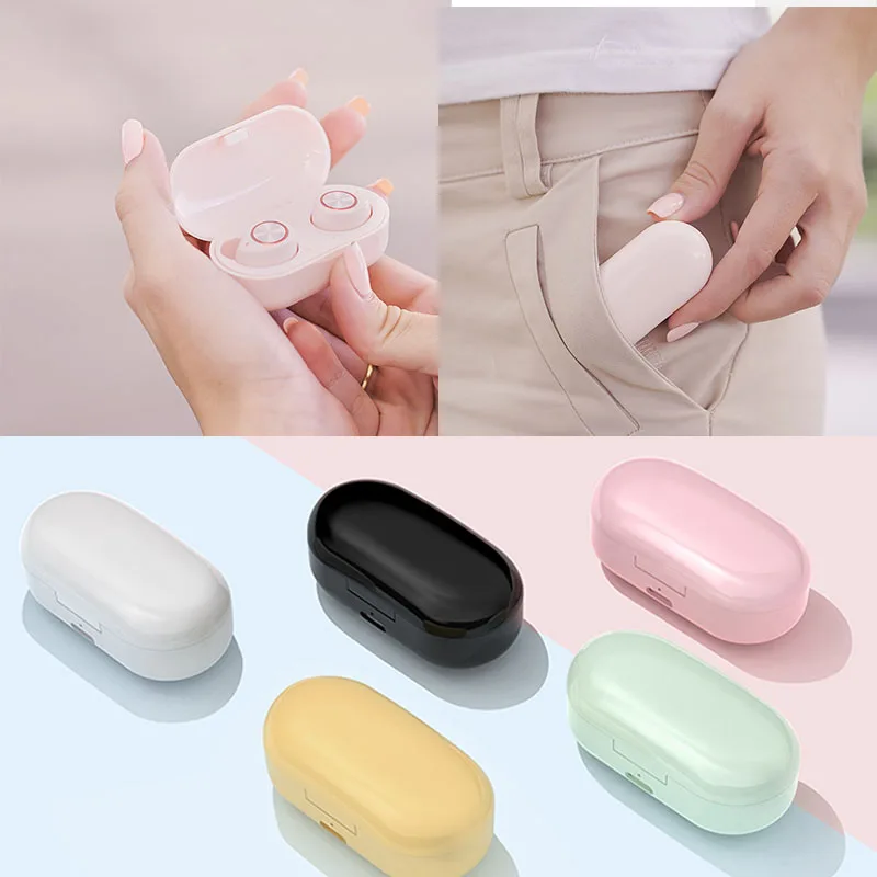 Симпатичные TWS TW60 беспроводные Bluetooth наушники спортивные Беспроводные для android