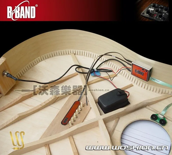 Гитарный завод+ Finland B BAND A2.2 акустические звукосниматели Профессиональный B Band A2.2 Endpin пикап