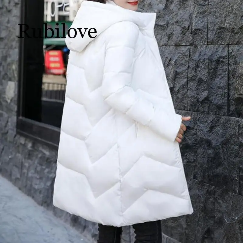 Женские зимние куртки размера плюс 4XL 5XL 6XL с капюшоном, хлопковое Женское пальто, зимняя женская длинная парка, теплая верхняя одежда, женский пуховик