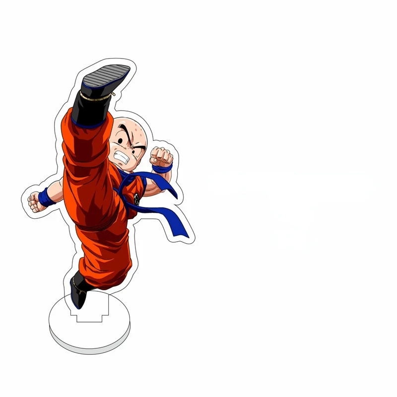 

16 см Аниме Драконий жемчуг анимация периферийный супер сайян маджин Буу Гоку Вегета Бог дыхание акриловая подставка украшение подарок игру...