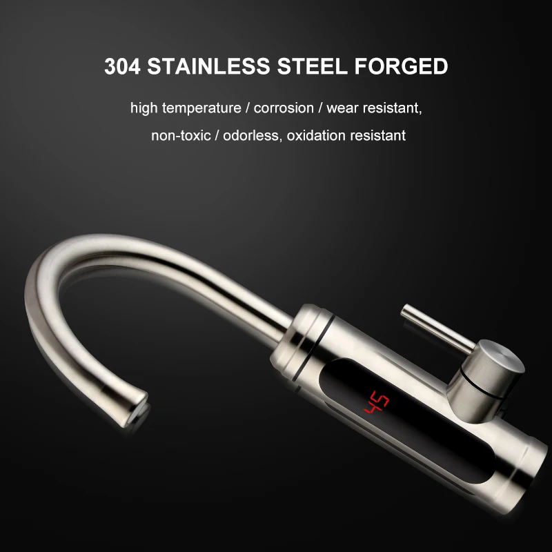 Смеситель с проточным водонагревателем 3000 Вт 220 В|Электрические водонагреватели|