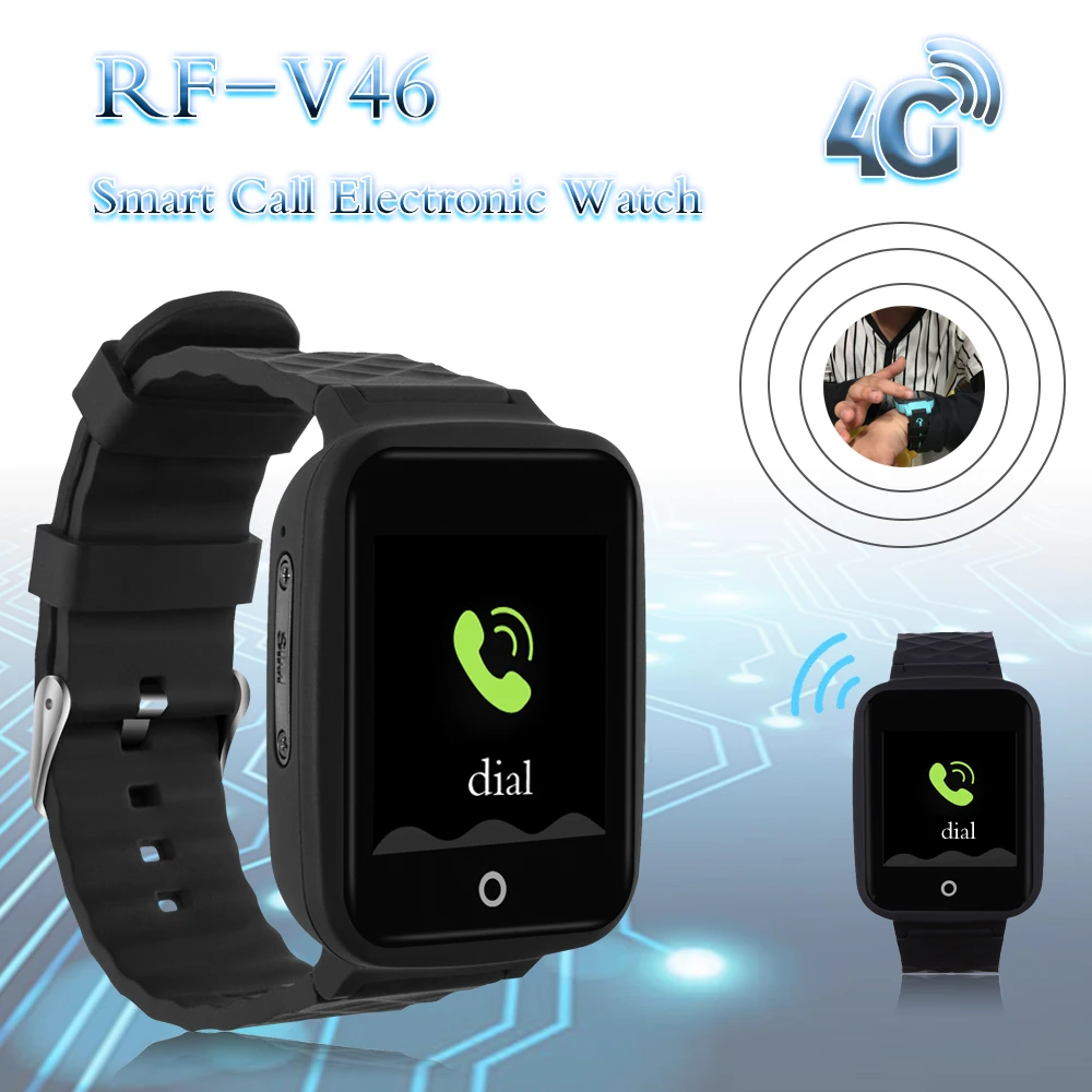 Умные детские часы RF V46 4G LTE с GPS SOS умные Gps трекером браслет телефоном цифровые