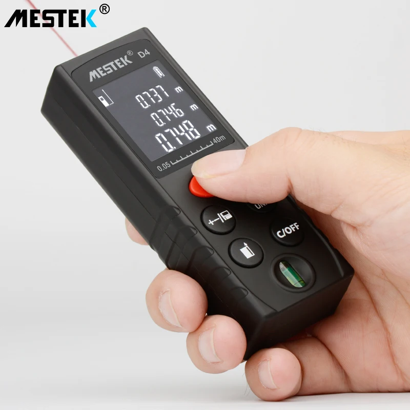 Лазерный дальномер MESTEK 40 м 60 100 trena лазерный строительный измерительный прибор