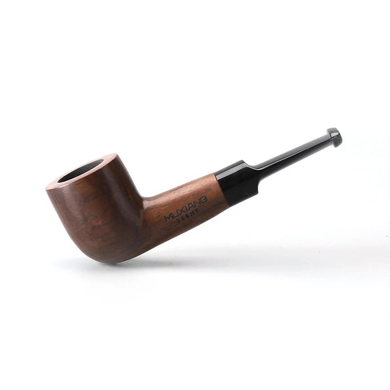 

RU-Mini Portable Smoking Pipe Delicate Smoking Tobacco Pipe Filter Handmade Wood Pipe Friend Family Gift Men Necessary Supplies