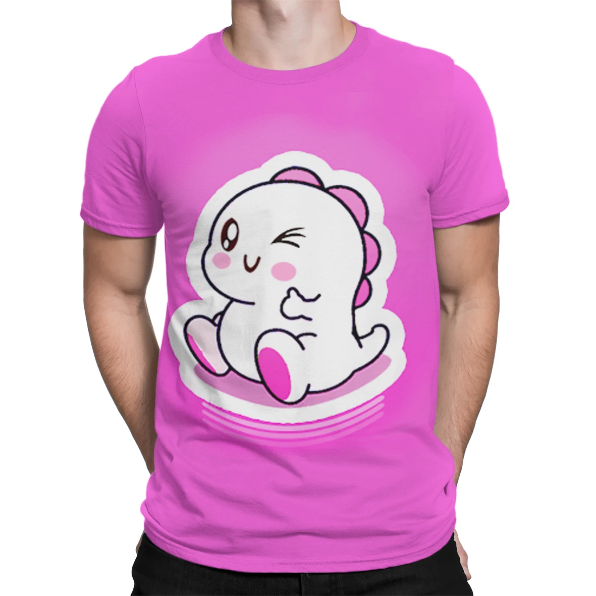 

BIGO LIVE Men T-shirt 3D Printing Cute Anime Cartoon Oversized T-shirt Teen T Shirts Short-sleeved Harajuku T-shirts Male Tops