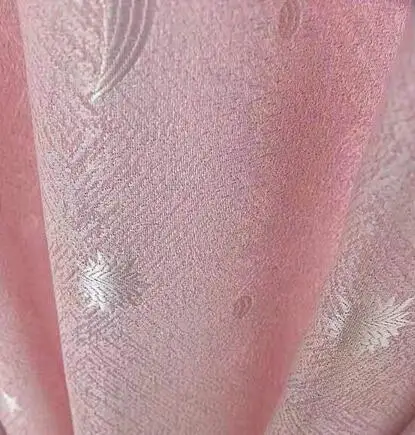 Pink Curtain Жаккардовая занавеска, уплотненная, затемненная, ткань, занавеска для украшения комнаты, занавеска для окна, портьера, для отеля, льняная занавеска, специальная, 310 см H - Цвет: Pink Curtain