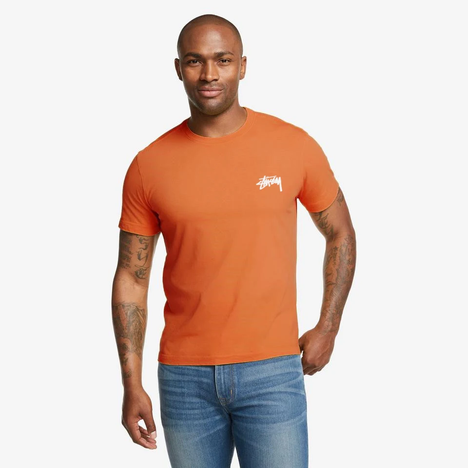 

2021 summercasual men's wear brand T shirt solid color soft touch fabric men's wear basic top T-shirt casual men's wear 9 colors