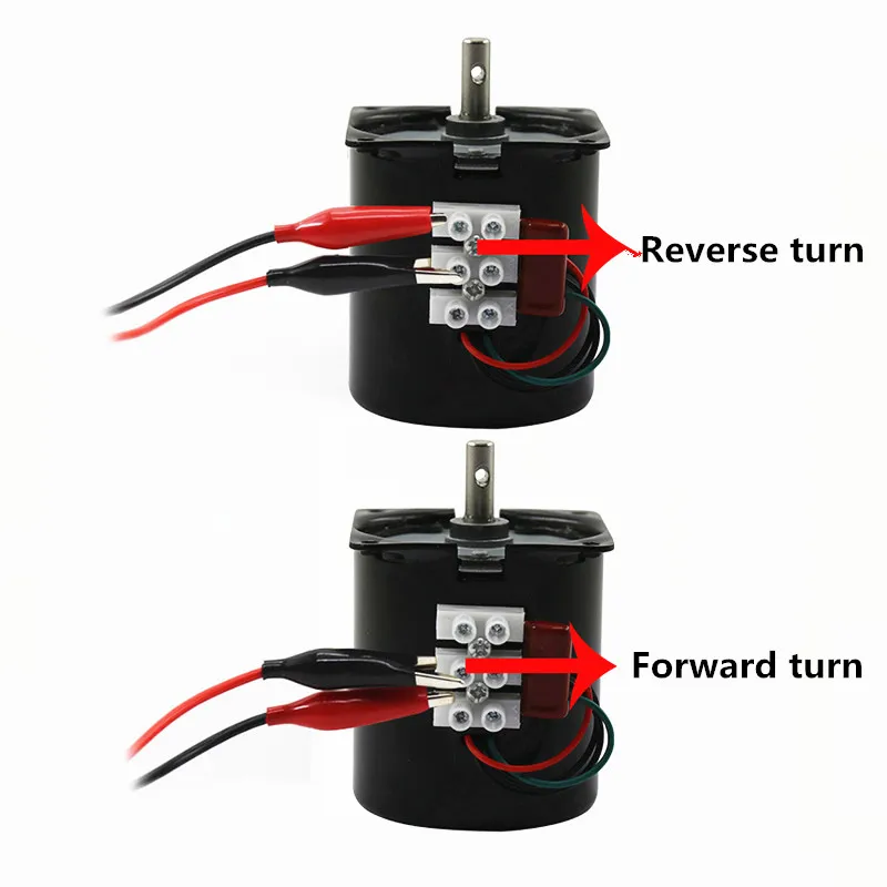 60KTYZ центральный вал AC синхронный двигатель 220 В1 4 Вт редуктор с высоким крутящим