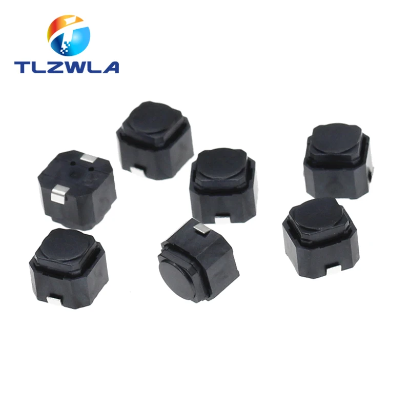 1000PCS Tact Switch 6*6*5MM Mute Switch Silicone Keypad Push Button Switch 6X6X5 MM 2Pins Silent Switches
