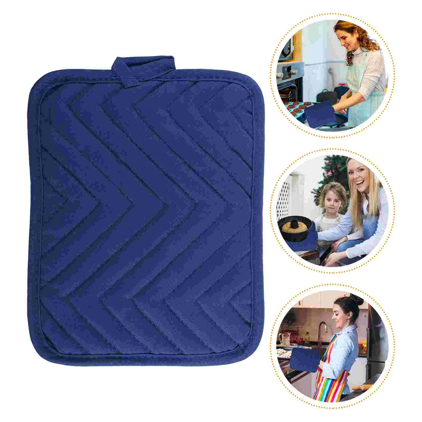 

5 шт. домашние варежки для духовки термостойкие варежки утолщенные изоляционные прокладки