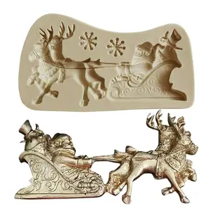 Силиконовая форма для рождественской елки Yueyue, форма для помадки, инструменты для украшения тортов, шоколада