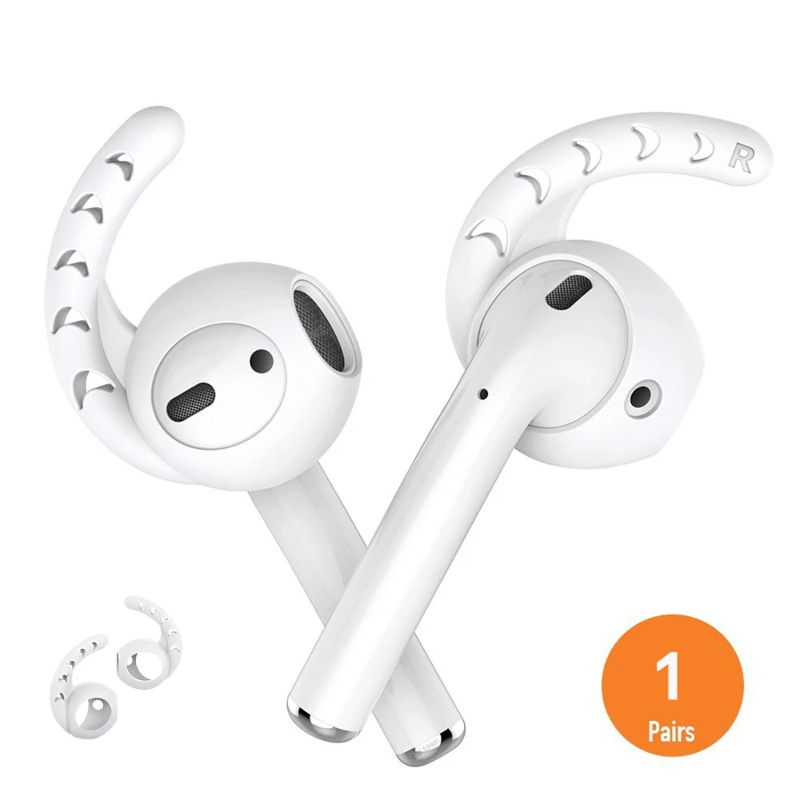 1 пара силиконовые повязки для Airpods 1 2 Чехол для наушников для Airpods силиконовый чехол для уха Pod Funda