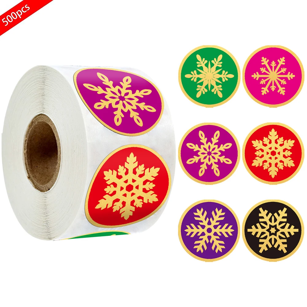 

Christmas Stickers Happy Holidays Christmas Card Gift Envelope Sealed Box Decoration Stickers Christmas Holiday Party Supplies