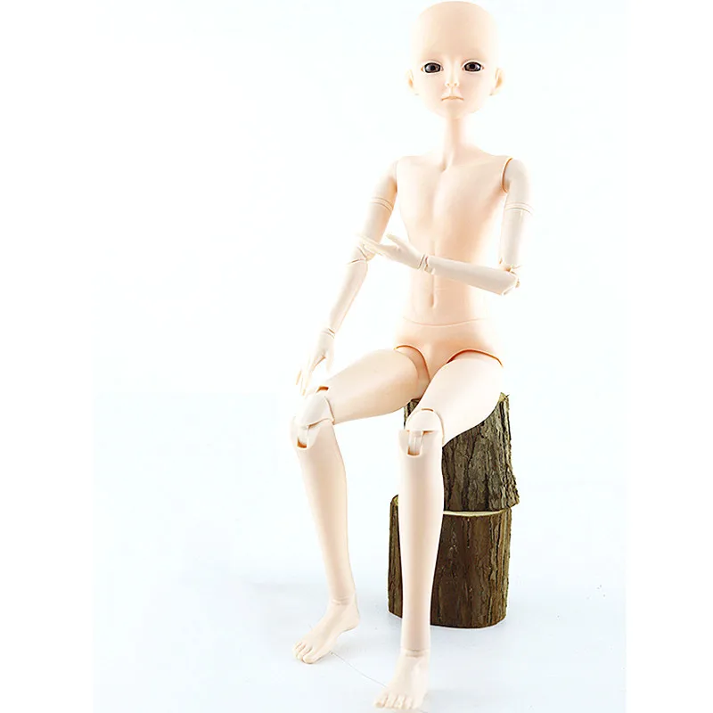 

Male Bjd Dolls 60cm 21 Movable Jointed Normal Skin Doll Toys DIY Makeup Nude 3D Eyes Head Body Toy For Girl Gift