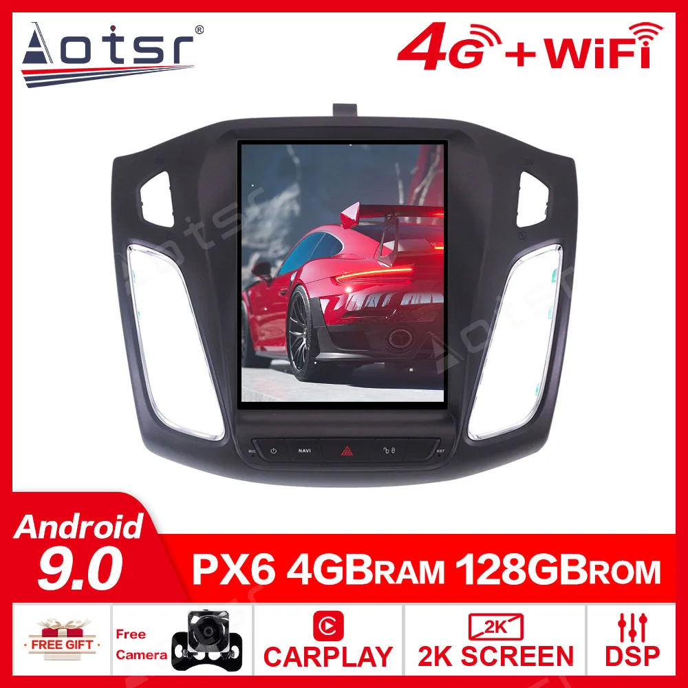 

Android 10 9"For Ford Focus 2004-2013-2017 Car radio player Android 10 4+128GB GPS Navigation Multimedia Player Radio