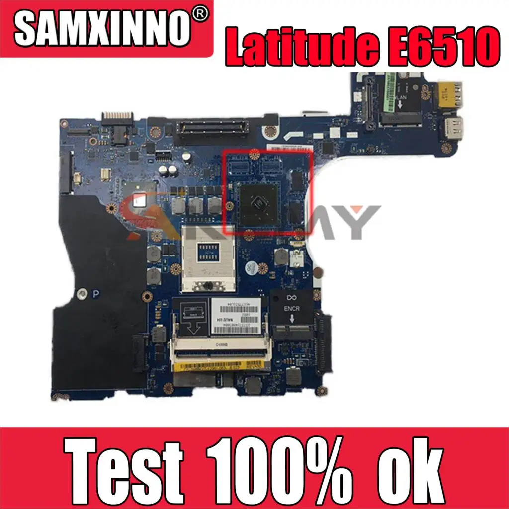 

Оригинальная материнская плата для ноутбука DELL Latitude E6510 QM57, материнская плата CN-0NCPCN 0NCPCN NAL22 LA-5573P N10M-NS-B-B1