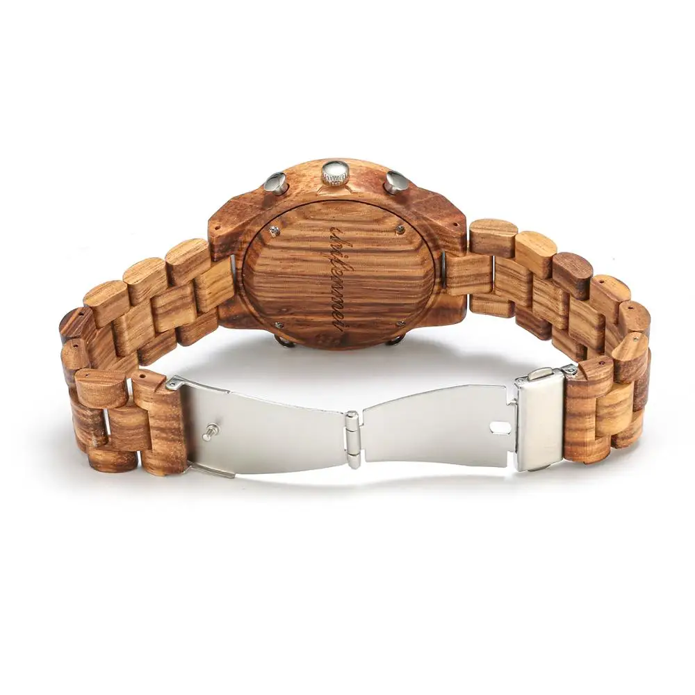 

Shifenmei Wood Watches Men 2021 Fashion Quartz Wooden Top Luxury Brand Digital Watch for Men Military Clock relogio masculino