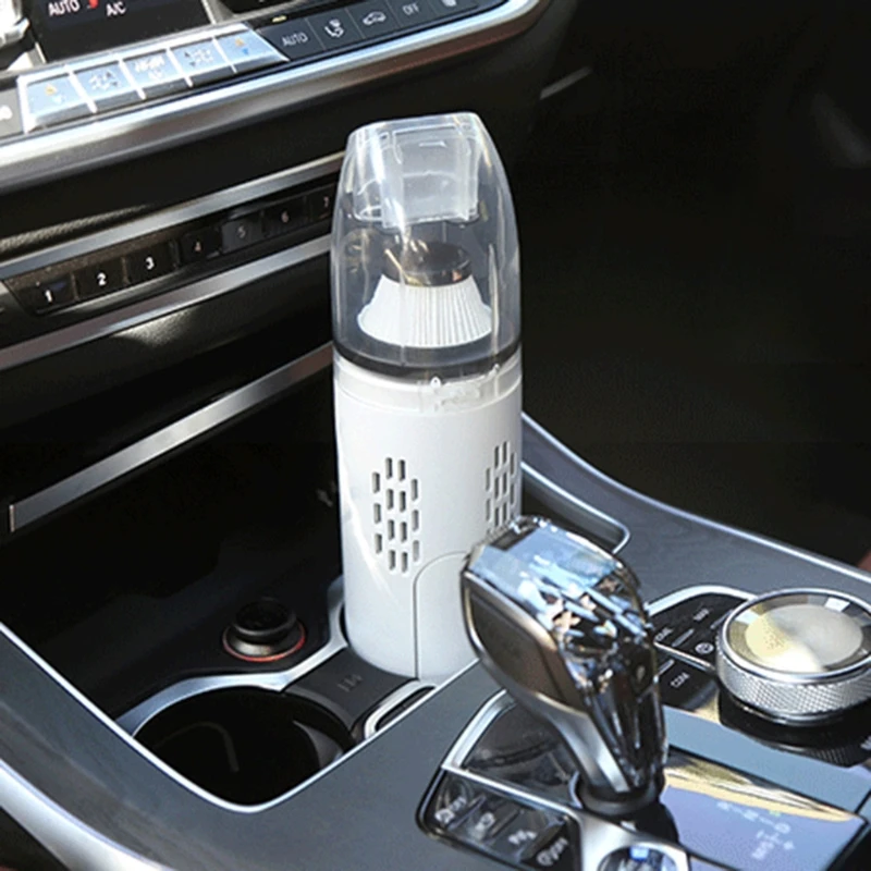 

Cordless USB Rechargeable Vacuum Cleaner High Power Strong Suction Handheld Portable Durable for Women Men Car Accessory