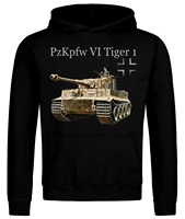 pzkpfw 6 tiger 1 panzer armure ww2 army war wehrmacht men hoodie sweatshirt
